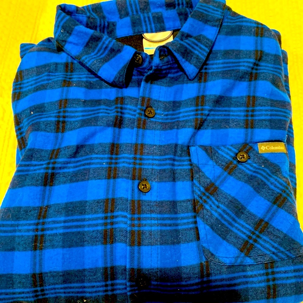 Men’s Columbia Fleece Lined Flannel